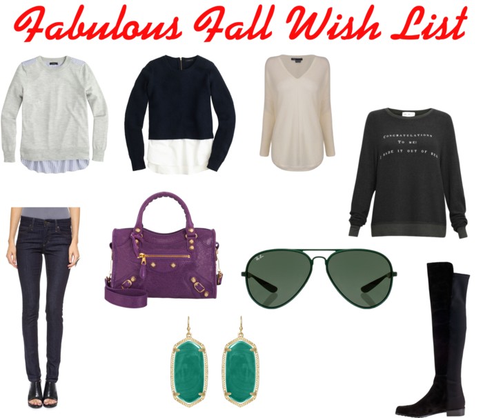 Fall Wish List