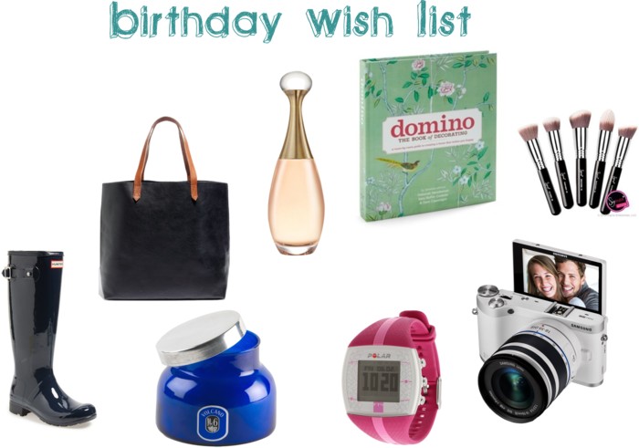 Birthday Wish List