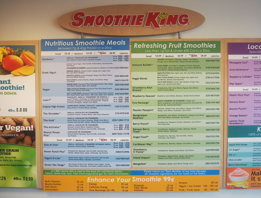 Smoothie King Nutrition Gladiator Besto Blog