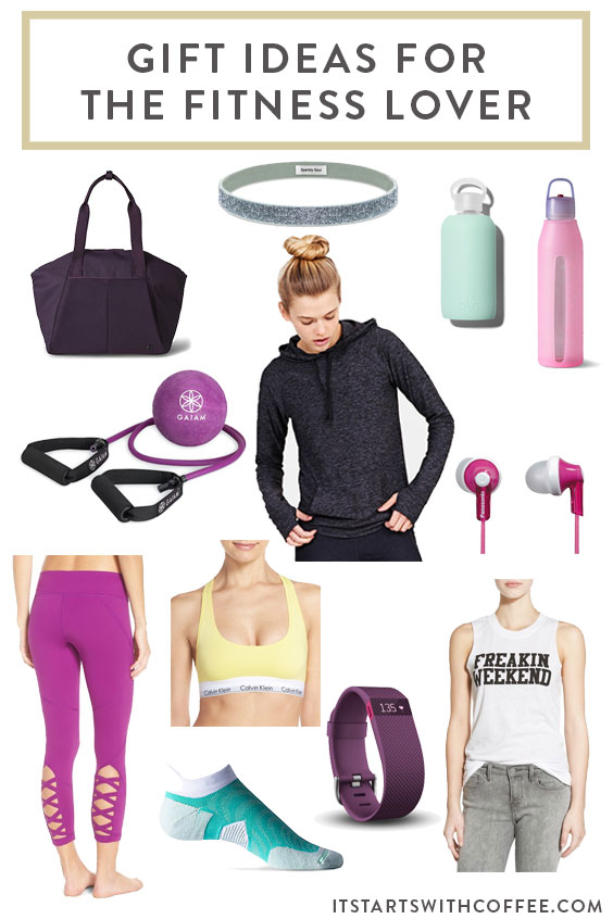 Gift Ideas For The Fitness Lover - It Starts With Coffee - Blog by