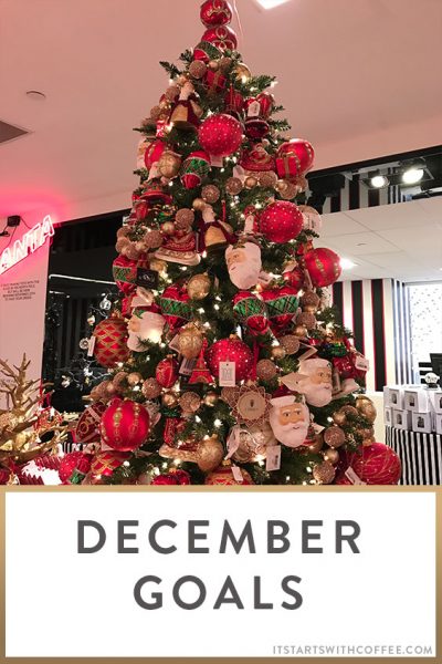December Goals - It Starts With Coffee - Blog by Neely Moldovan ...