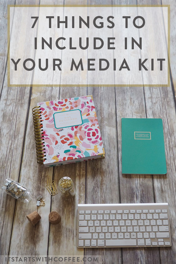 things to include in your media kit