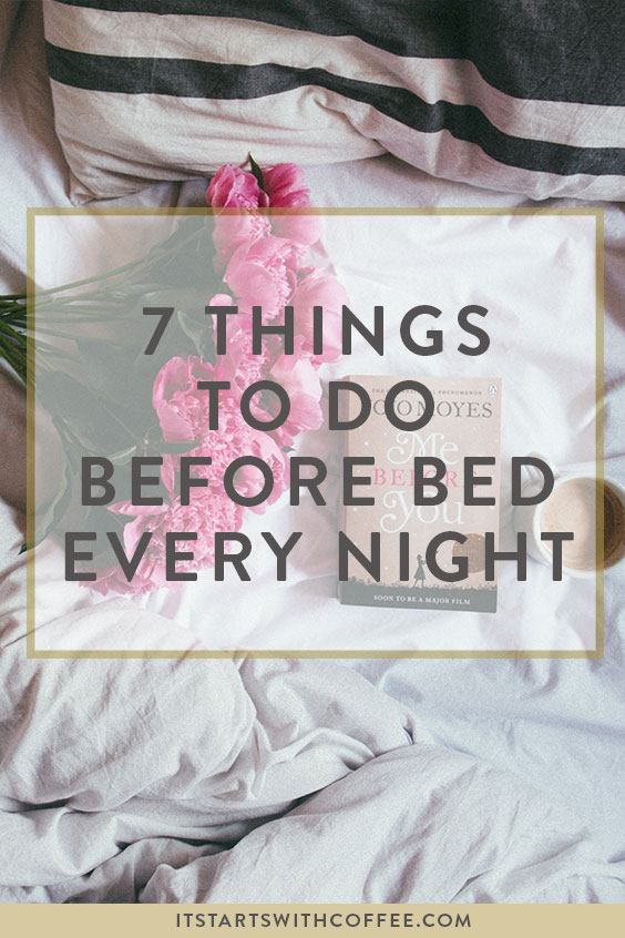 things to do before bed every night