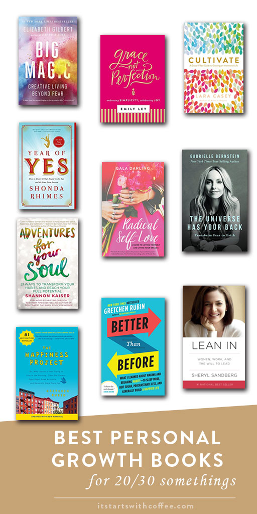 Best Personal Growth Books For 20/30 Somethings It Starts With Coffee