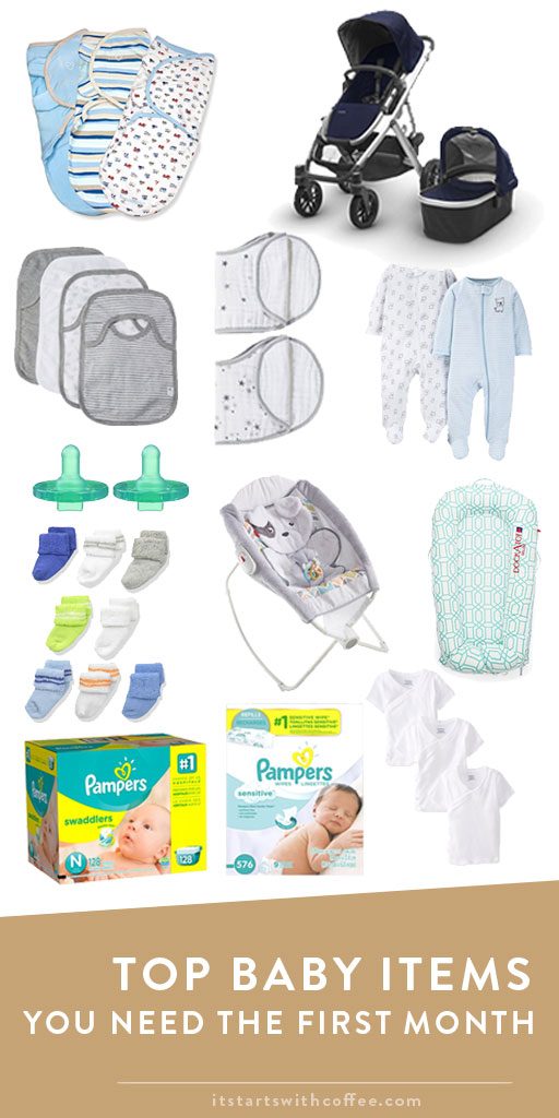 Top Baby Items You Need The First Month - It Starts With ...