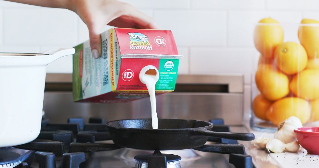 Cooking with Horizon Organic Milk for Kids