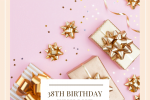38th Birthday Wish List