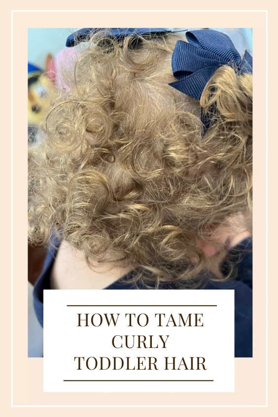 tame curly toddler hair