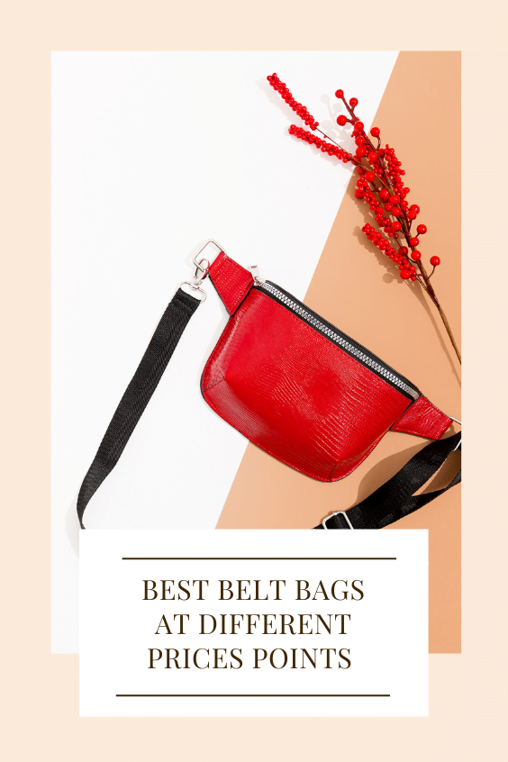 belt bags at different price points