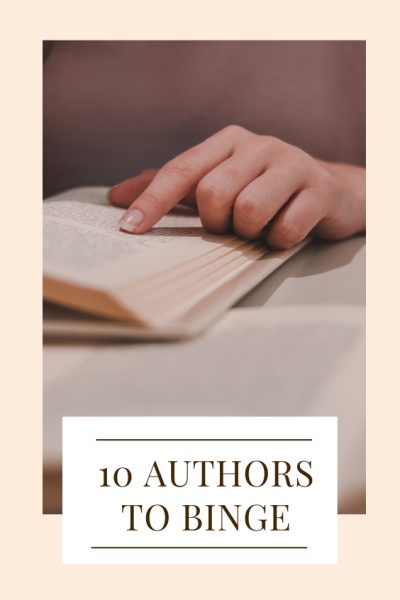 10 authors to binge