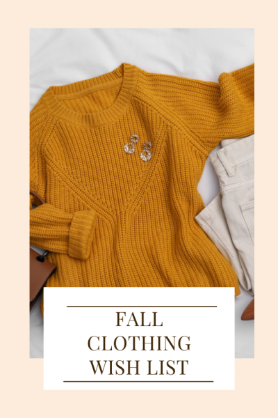 fall clothing wish list