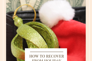 How to recover from holiday spending